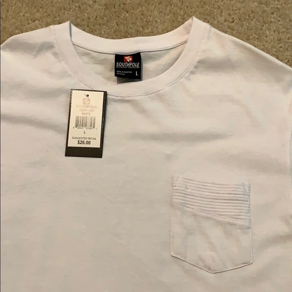 Men’s South Pole white short sleeved shirt. - Picture 2 of 6